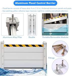 Barriere Anti-Allagamento in Alluminio Riutilizzabili Anticorrosione e Antiruggine Marca Beihui per Case, Passaggi Sotterranei e Altre Opere di Lotta alle Inondazioni - Product Image 2