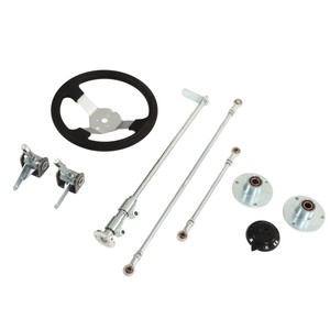 300mm Go Karts Kit de volant Biellette Rotule Kit d'arbre de crémaillère pour <span class=keywords><strong>100cc</strong></span> 125cc 140cc 150cc Go Kart <span class=keywords><strong>Quad</strong></span> - Product Image 2