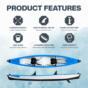 TOURUS <span class=keywords><strong>kayak</strong></span> oem logo <span class=keywords><strong>rigide</strong></span> performance personnes <span class=keywords><strong>kayak</strong></span> gonflable point de chute - Product Image 3