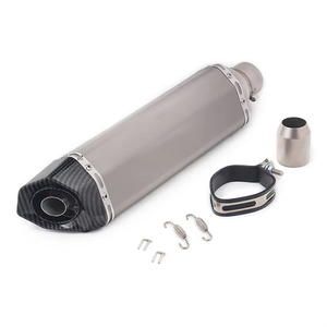 Tubo de Escape Universal para Motocicleta, Silenciador de Motocross para <span class=keywords><strong>HONDA</strong></span> Cbr 954 Rr Goldwing 1800 <span class=keywords><strong>Vfr</strong></span> <span class=keywords><strong>750</strong></span> Rebel Steed 400 Cbr125R - Product Image 4