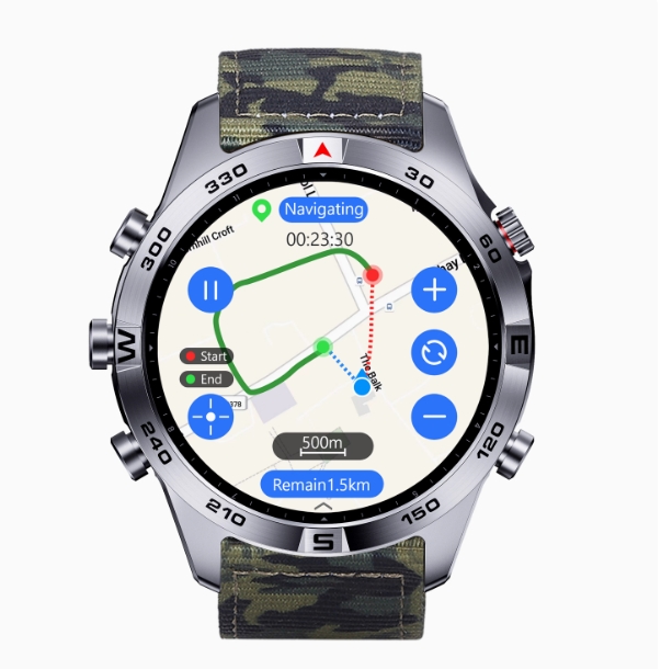 Nylon camouflage argenté