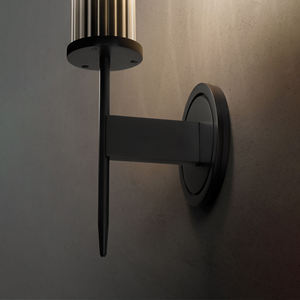 Nuevo diseño Jonathan Browning Lighting Latón Aplique de pared Luz moderna <span class=keywords><strong>Alouette</strong></span> Lámpara de vidrio para comedor - Product Image 5