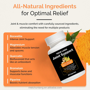 Capsules <span class=keywords><strong>de</strong></span> soutien articulaire synergiques 4-en-1 à base <span class=keywords><strong>de</strong></span> plantes, marque privée, pour le bien-être naturel des os et des articulations et l'équilibre systémique - Product Image 2