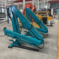 Chine TENGCHANG a fabriqué une mini grue montée sur camion à flèche articulée de 2 tonnes pour la construction à partir de Turquie