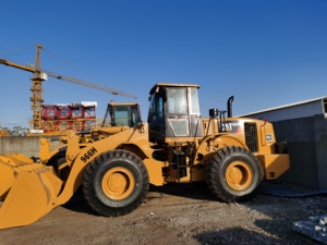 4WD मिनी व्हील लोडर बिल्ली 966H/हाइड्रोलिक 16ton व्हील लोडर के साथ बर्फ बाल्टी/ब्लोअर/ब्लेड/फूस - Product Image 5