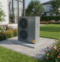 Pompe à chaleur air-eau EVI à onduleur DC complet, certifiée R32 A+++ ErP, pour chauffage, refroidissement et ECS domestiques, 8KW-30KW