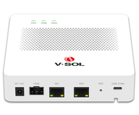 VSOL V1600GS-R Mini OLT GPON 1 port 10GE SFP+ 2GE sans ventilateur DC 12V Solution Réseau Compacte FTTH FTTx
