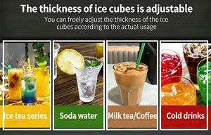 Máquina para Hacer Cubitos de Hielo de 880 LBS (400 kg), Precio de Fábrica, Máquina de Hielo Independiente - Product Image 2