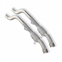 Sistema de Escape Modificado de Alta Calidad con Tubo de Bajada para Mercedes-Benz S500 4.7T W222 2014-2020, Respuesta Turbo Más Rápida