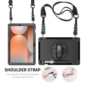 Étui de protection pour tablette Samsung Tab S10 Plus 12,4 pouces, TPU + PC, rotation à 360 degrés, triple protection, design de logo personnalisé - Product Image 6