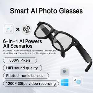 Lunettes intelligentes avec caméra IA en gros, enregistrement vidéo HD 1200P, capteur IMX219 8MP, Wi-Fi Bluetooth, traduction vocale, mémoire 16 Go - Product Image 4