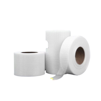 Ruban isolant en fibre de verre 100 mm avec adhésif thermofusible pour coins de cloisons sèches, matériau en fibre de verre Xinxing 8 mailles, service de découpe