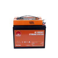 Unidad Inversora AGM de 12V 35Ah, Sistema de Alimentación Ininterrumpida (UPS) para el Hogar y Exteriores, Libre de Mantenimiento