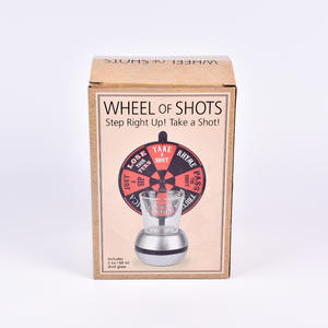 Juego de beber con rueda giratoria y vasos de chupito para adultos - Product Image 5