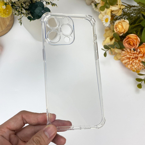 <span class=keywords><strong>Coque</strong></span> de téléphone portable transparente en TPU et PC anti-chute et anti-jaunissement pour iPhone 11 12 13 14 15 Pro Max - Product Image 6