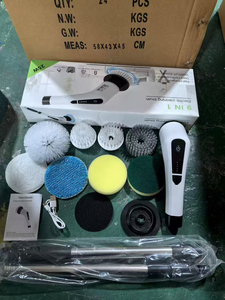 <span class=keywords><strong>Brosse</strong></span> de Nettoyage Électrique Sans Fil Sunshine pour <span class=keywords><strong>Douche</strong></span> et Baignoire, 7 Têtes Remplaçables, Matériau Plastique, Idéale pour Bébé - Product Image 6