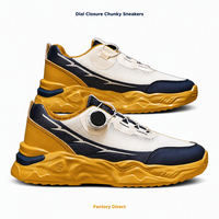 Chaussures de course pour hommes en cuir véritable respirant à lacets, avec embout en TPU couleur unie, légères, semelle MD, baskets de sport personnalisées OEM, été