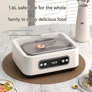 1.6L Électrique <span class=keywords><strong>Yaourt</strong></span> Fermentation110 V/220V Grande Capacité Ménage <span class=keywords><strong>Yaourt</strong></span> Riz Vin Natto Machine En Plastique Température Constante - Product Image 4