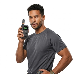 Walkie Talkie <span class=keywords><strong>PMR</strong></span> 446 con Linterna, 2W, 3KM, Analógico, Mini, con Resistencia al Agua IP55/IPX4, Batería de 1100mAh, Frecuencia UHF - Product Image 2