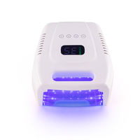 Lampe à ongles professionnelle rechargeable à séchage rapide pour salon, lampe de polymérisation de gel en métal robuste