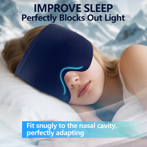 Masque oculaire rafraîchissant grand format pour soulager les migraines, coussin de refroidissement à couverture complète pour les maux de tête avec protection à 360 degrés - Product Image 3