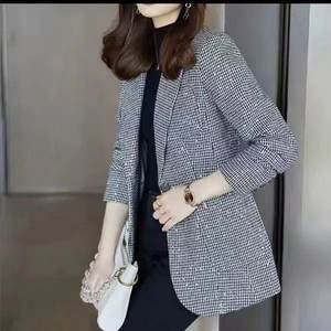 Rétro Veste <span class=keywords><strong>Femme</strong></span> Très Chaud Blazer <span class=keywords><strong>Femme</strong></span> Costumes Couture Vêtements <span class=keywords><strong>Long</strong></span> <span class=keywords><strong>Manteau</strong></span> Automne Tenues Casual Luxe Tendance - Product Image 4