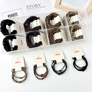 Xinyue Hair <b>Ties</b> Nylon Elastic Solid Color Daily Casual Headdress - Product Image 1