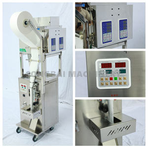 Machine d'emballage de granulés de poudre de fruits secs de haricots de riz de graines de 10 à 1000g Machine d'emballage de sachets scellés à l'arrière - Product Image 6