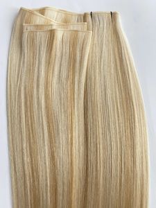Extensioni per <span class=keywords><strong>capelli</strong></span> Genius Weft Haiyi 2025: <span class=keywords><strong>Cioccolato</strong></span> Marrone con Riflessi Biondo Chiaro e Marrone Noce - Le più vendute! - Product Image 6