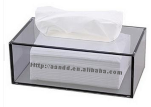 Porte-mouchoirs rectangulaire en acrylique pour salle de bain et porte-serviettes en acrylique à prix abordable - Product Image 4