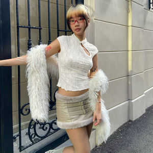 เสื้อยืดแฟชั่นสไตล์โอเรียนทัล ลายลูกไม้ฉลุลาย  ทรงปกติสำหรับผู้หญิง สีพื้น เสื้อเบลาส์ลำลอง ท็อปฤดูร้อน พิมพ์ลายดิจิทัล - Product Image 4