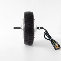 Moteur de moyeu de roue 12/48V 500W 8 pouces avec encodeur, moteur CC sans balais à engrenages pour véhicule électrique, fauteuil roulant - Vente chaude