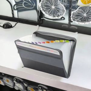 Custom Logo Printed Large Capacity 13 Pockets PP <b>A4</b> File <b>Folder</b> Multiple Colors Box File for School and Office Supplies - Product Image 4