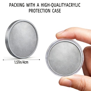 Pièce commémorative de la mission lunaire Artemis II 2026 – Premier <span class=keywords><strong>voyage</strong></span> d'expédition depuis 1972 – Souvenir artistique – Détails du motif – Article de collection - Product Image 5