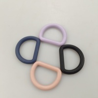 Anneaux en D semi-circulaires en plastique durables, boucles en D personnalisées pour le bricolage, accessoires de quincaillerie pour sacs à main, colliers pour chiens, harnais pour animaux de compagnie, laisses