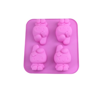 Stampo in silicone alimentare per bambini, a forma di orsetto dei cartoni animati, per caramelle gommose, cioccolato, Baozi, torte, budini, gelati e torte al vapore domestiche - Product Image 1