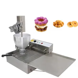 New Fully Automatic Electric Continuous Mini Mochi Frying Large Lokma Sweet Donut Forming Machine For Home Use Small Businesses