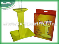 Piège à mouches en plastique BestWin, pour l'intérieur et l'extérieur, récipient de capture des mouches pour la maison, le jardin, la ferme