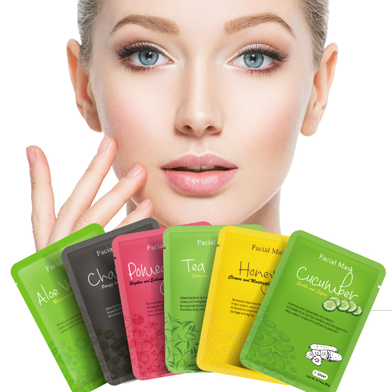 Product Private Label Volcanic Soil Facial Mask Customsized Silk Beauty Organic Collagen Facial Mask