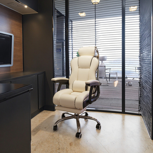 Hiện đại sang trọng cao trở lại Ông Chủ Bàn Xoay Điều hành CEO Ergonomic quản lý lớn và cao PU da ghế văn phòng - Product Image 5