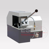 Machine de découpe d'échantillons métallographiques Q2, manuelle, haute vitesse, refroidissement par eau, pour laboratoire