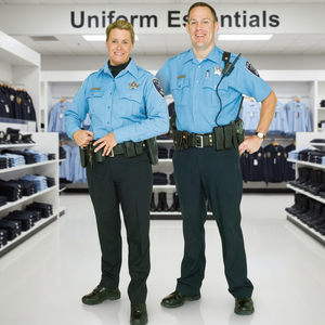 Fornitura di Fabbrica OEM Uniforme di Sicurezza Tattica Unisex Personalizzata Nuovo Design 2021 Blu per Guardie di Sicurezza - Product Image 1