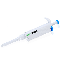 Pipette électrique qualifiée Pipette Pasteur de laboratoire Micro Pipette à volume variable réglable