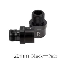 Extensions d'axe de pédale de vélo 16 mm 20 mm, axe allongé pour vélo de montagne et de route, boulons de noyau d'axe, boulons d'extension de pédale de vélo, entretoises