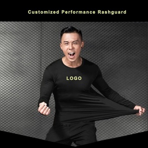 ออกแบบเสื้อแรชการ์ดคอกลมของคุณเอง พิมพ์โลโก้ตามสั่ง เสื้อแรชการ์ดแขนยาวสำหรับผู้ชาย มีสีให้เลือกหลากหลาย แบบรัดรูป - Product Image 5