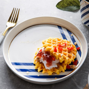 Precio de fábrica de alta calidad de la boda se moderno vajillas porcelana placas/placas de uso diario placa de cerámica hotel - Product Image 4
