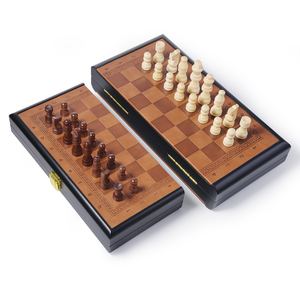 Bộ cờ vua gỗ MDF cao cấp 31cm, cỡ đôi, dành cho thi đấu, quà tặng doanh nghiệp, trò chơi giáo dục trên bàn gỗ. - Product Image 4