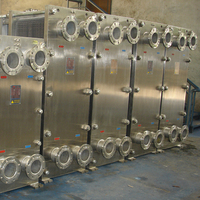 Échangeur de chaleur à plaques en acier inoxydable 316L, joint EPDM/NBR, facile à nettoyer, haute économie d'énergie, pour utilisation alimentaire et liquide, BR084M-155