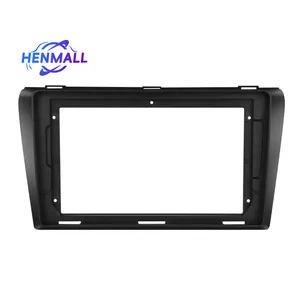 Henmall 2 Din Plastic Fitting Frame Special Kit For Mazda 3 2006-2012 Car Radio Head Unit Installation Auto Stereo Player