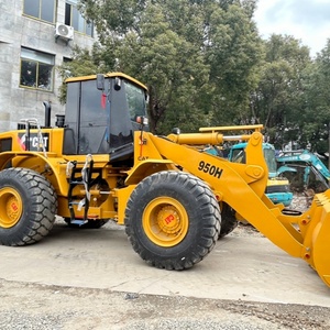 รถตักล้อยาง CAT 950H มือสอง ระบบไฮดรอลิกขนาดกลาง รถขุดตีนตะขาบ ขายดี - Product Image 2